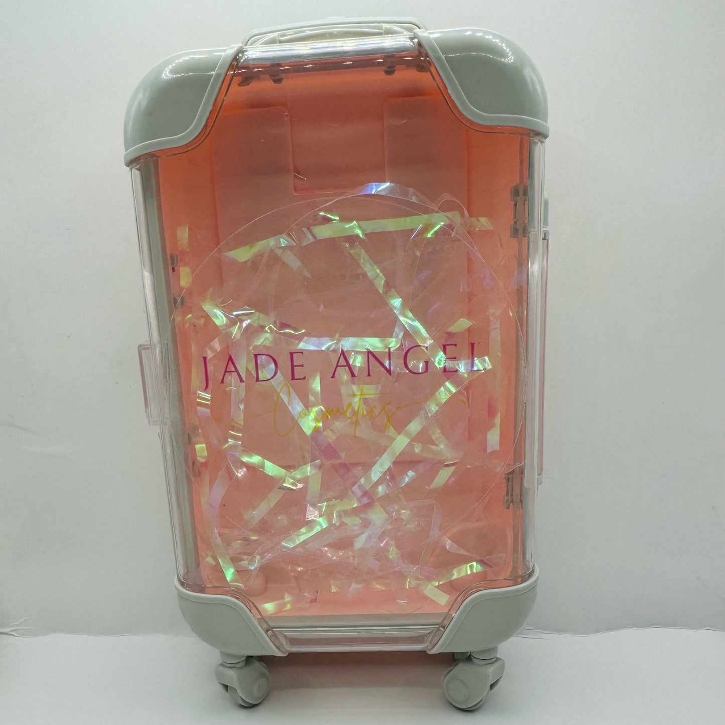 Mini luggage case pink