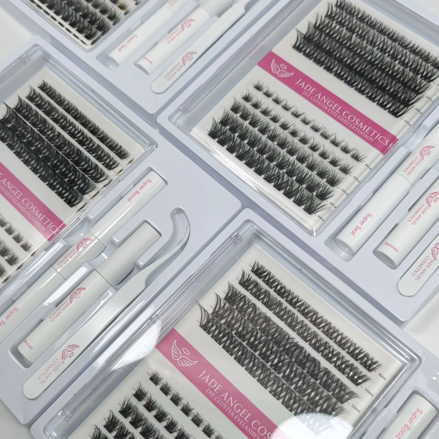 Easy peasy Dcurl lash clusters full starter kit with bond seal remover and applicator