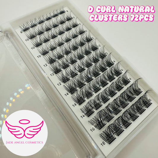 Easy peasy DIY cluster lashes jumbo pack D curl natural