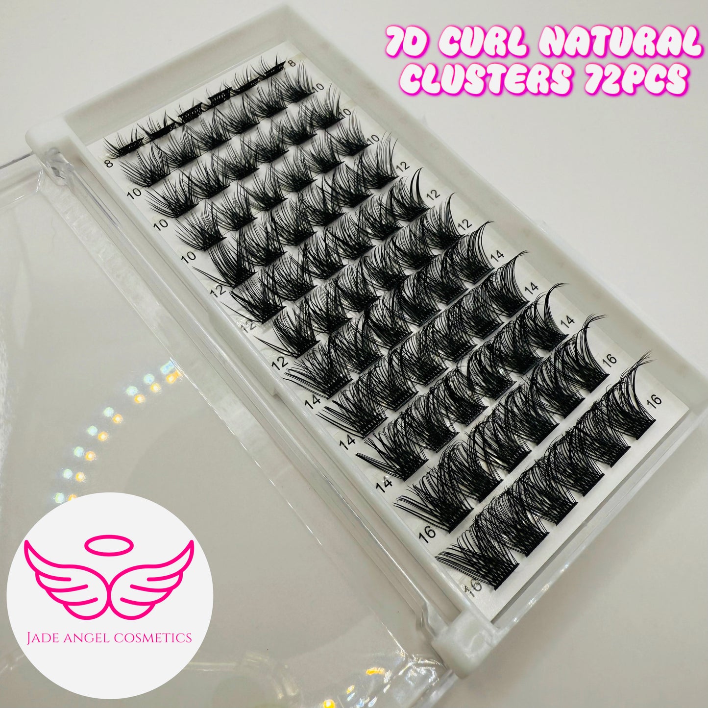 Easy peasy DIY cluster Lashes jumbo pack 7d curl natural
