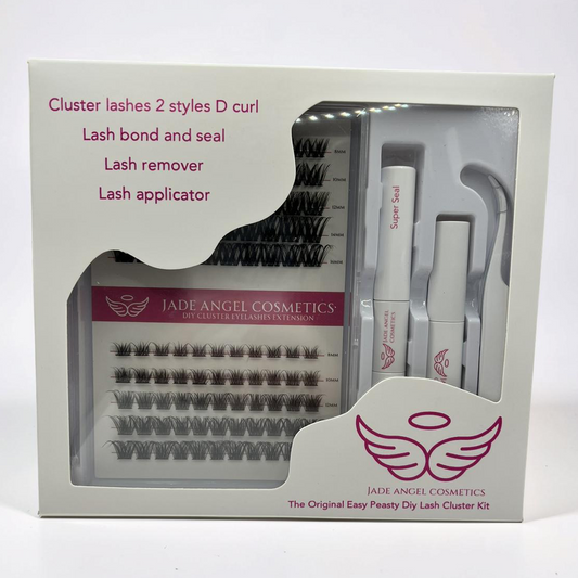 Easy peasy Dcurl lash clusters full starter kit with bond seal remover and applicator